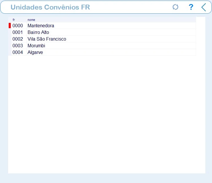 Tela do ProvaJá: Unidades